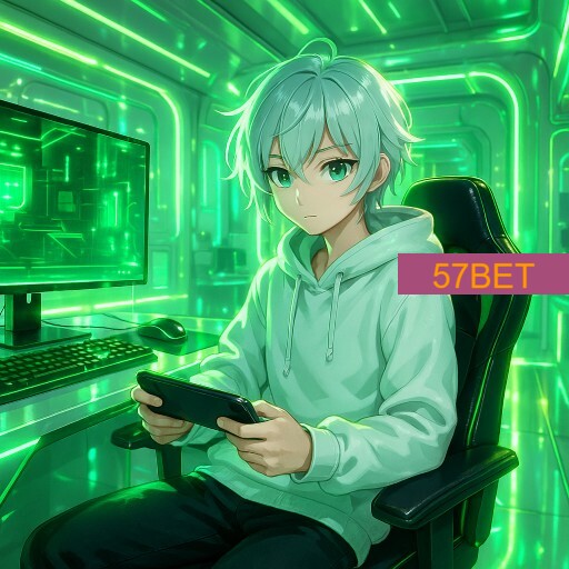 Imagem promocional da 57BET mostrando a plataforma e suas vantagens