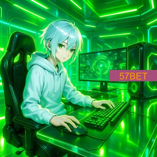 Imagem promocional da 57BET mostrando a plataforma e suas vantagens