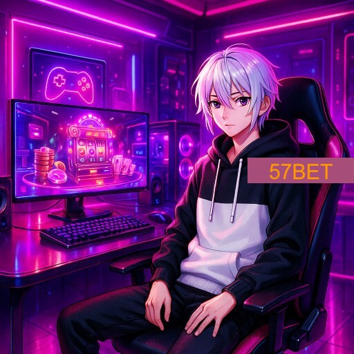 Imagem promocional da 57BET mostrando a plataforma e suas vantagens