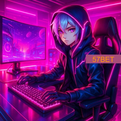 Imagem promocional da 57BET mostrando a plataforma e suas vantagens